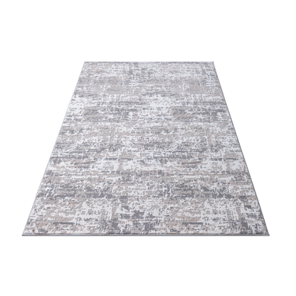 Clouds Area Rug in beige and anthracite tones